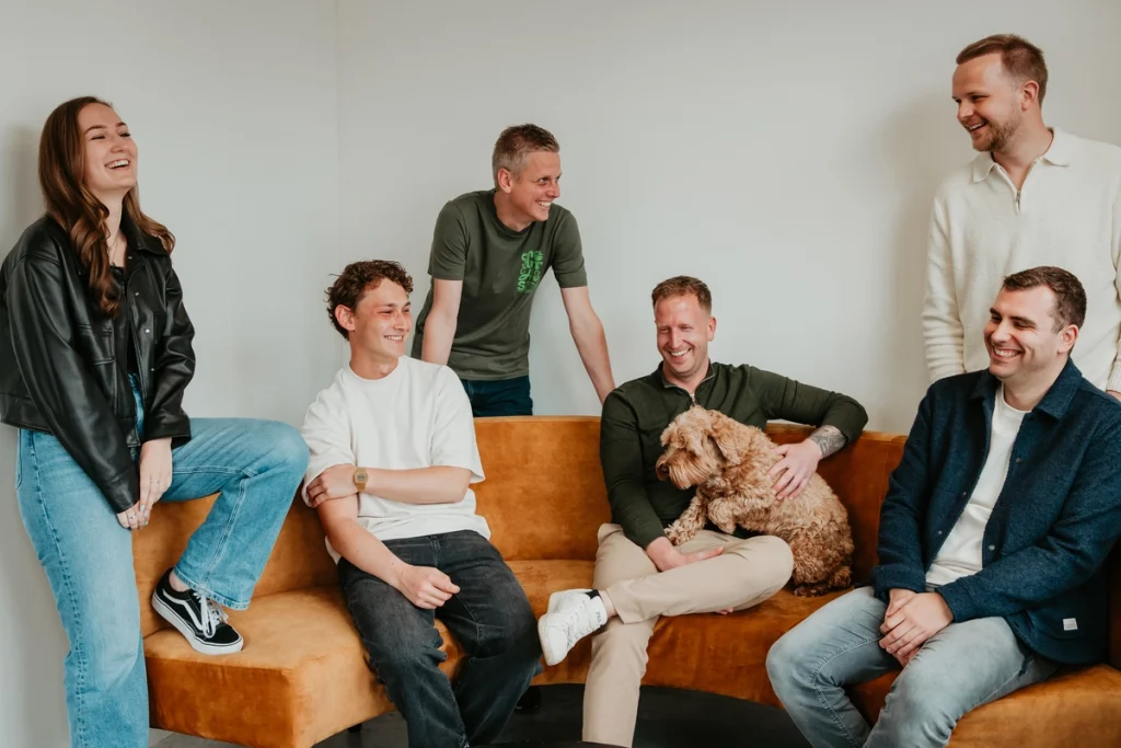 Teamfoto. Sfeerfoto Vacature UX Designer.